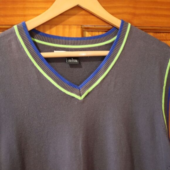 Grand Slam Vintage Y2K Athletic Sweater Vest Golf Vest Large - Picture 3 of 7
